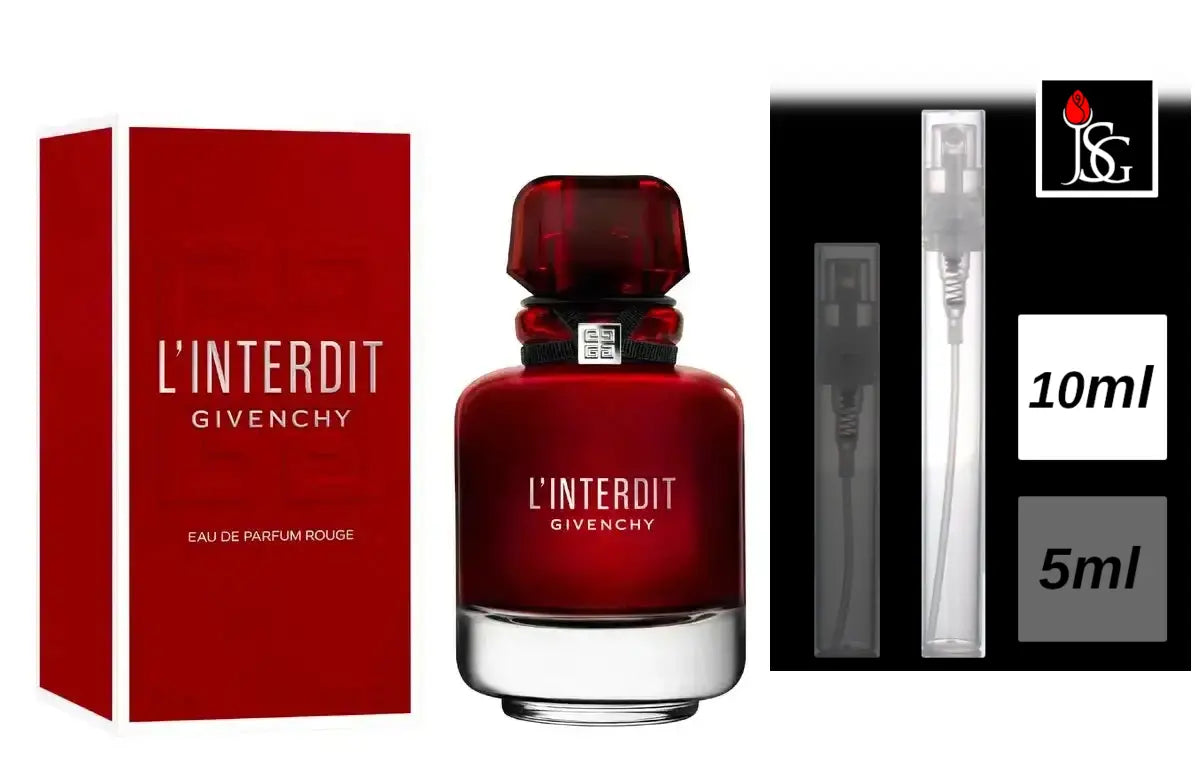 Shop for LInterdit Givenchy Eau de Parfum Rouge perfume in miami and online 10ml decant
