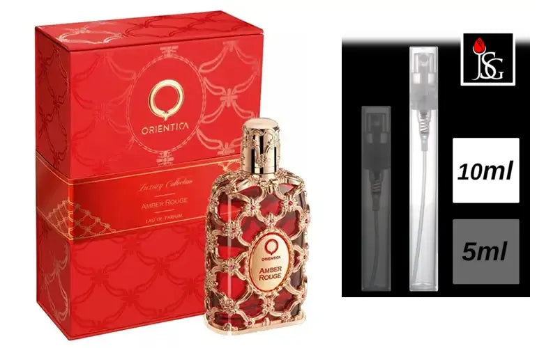 Shop for Orientica Amber Rouge Eau de Parfum perfume in miami and online 10ml decant