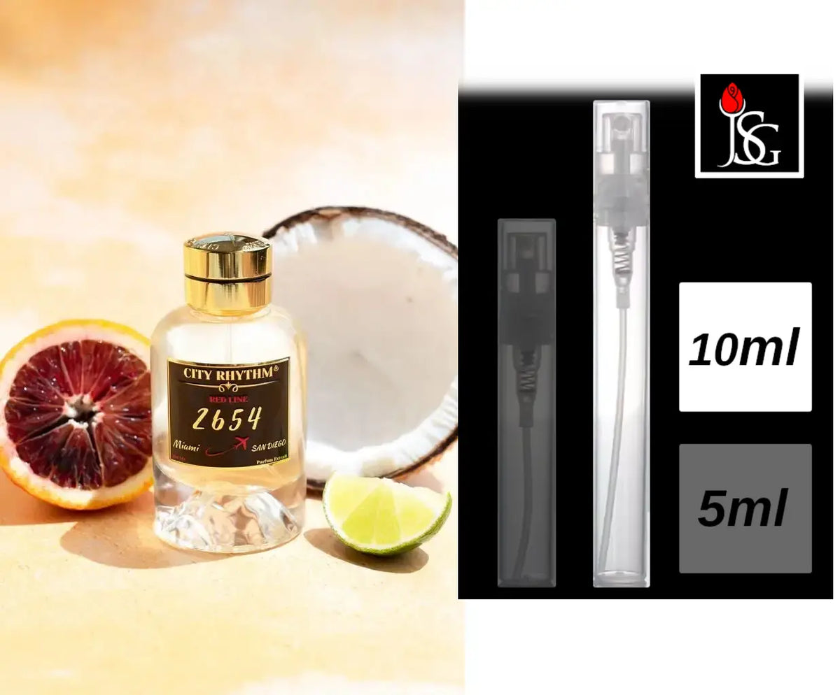 City Rhythm 2654 Extrait Parfum, 10ml Decant Sample