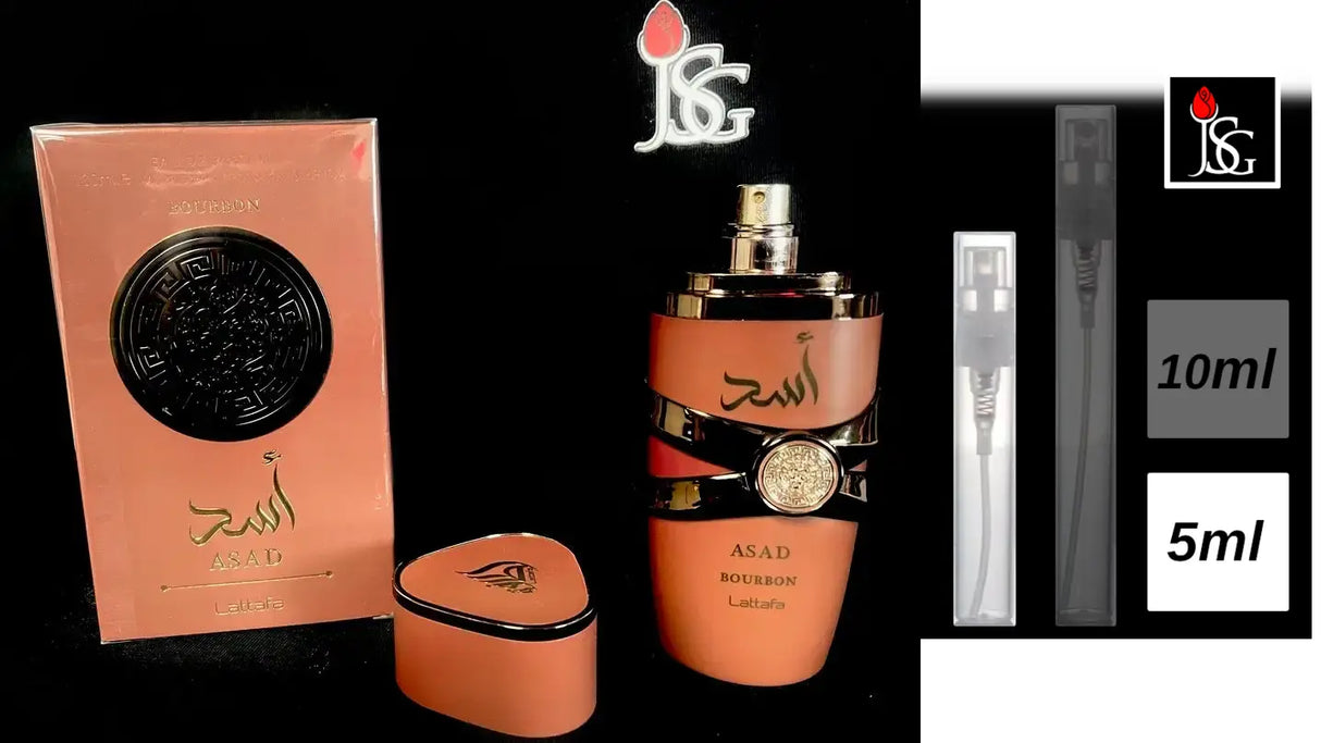 Lattafa Asad Bourbon Eau de Parfum, 5ml Decant Sample