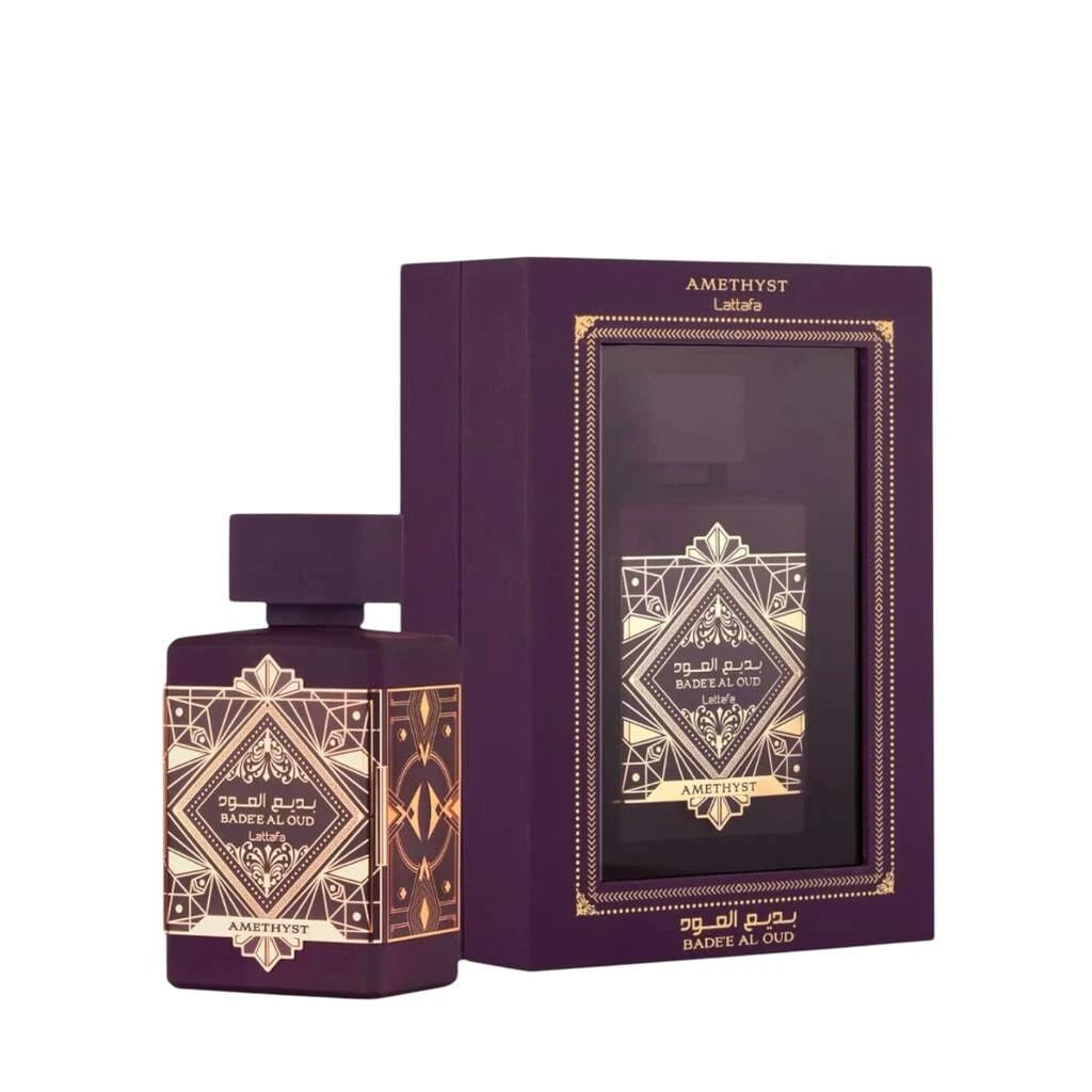 Lattafa Badee Al Oud Amethyst Eau de Parfum, 3.4 oz Bottle