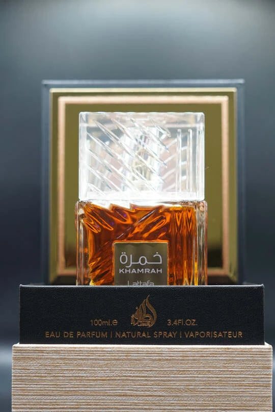 Lattafa Khamrah Eau de Parfum, 3.4 oz Bottle