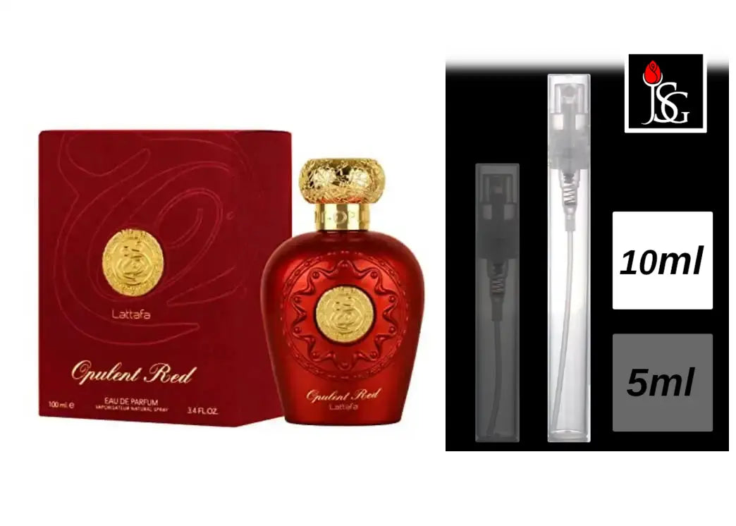Lattafa Opulent Red Eau de Parfum, 10ml Decant Sample