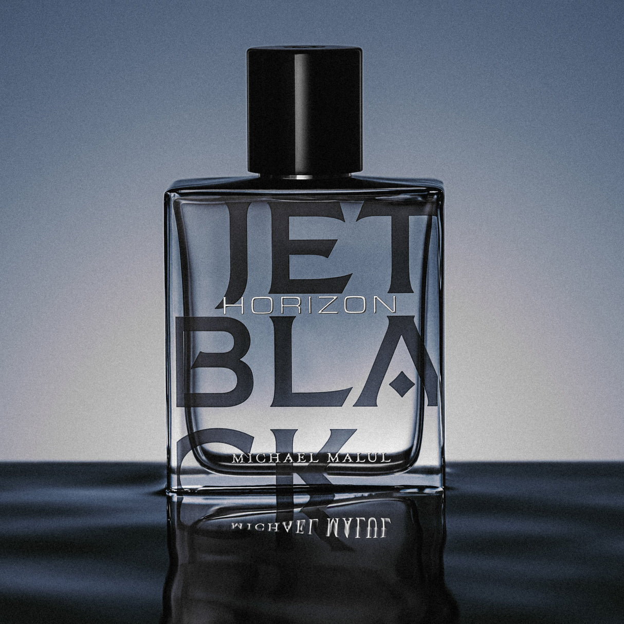 Michael Malul Jet Black Horizon fragrance notes: bergamot, clove bud, mint, orange blossom, coffee and patchouli