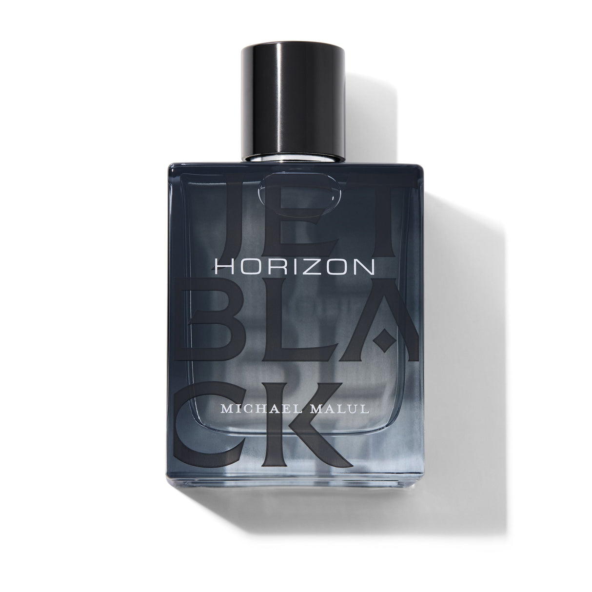 Michael Malul Jet Black Horizon Eau de Parfum 100 ml black bottle, front view