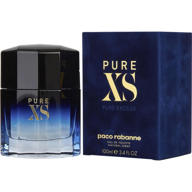 Paco Rabanne XS Pure Eau de Toilette, 3.4 oz Bottle