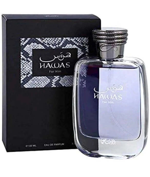 Rasasi Hawas for Him Eau de Parfum, 3.38 oz Bottle