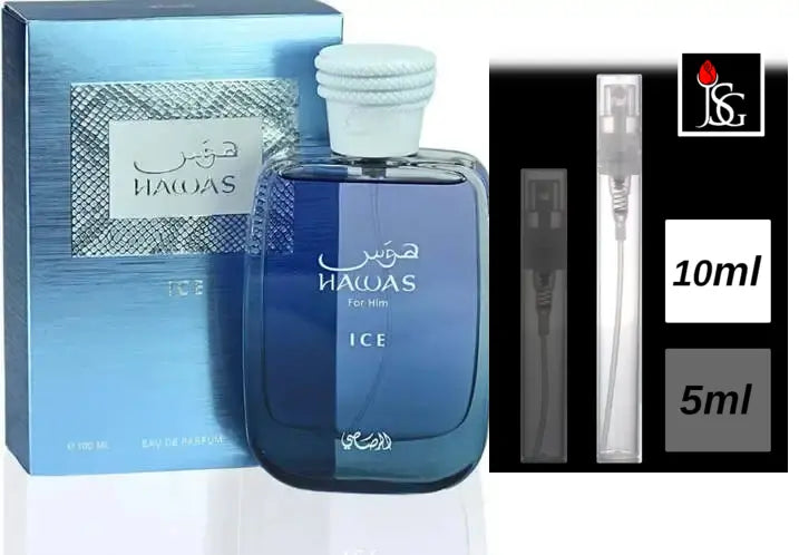 Rasasi Hawas Ice Eau de Parfum, 10ml Decant Sample