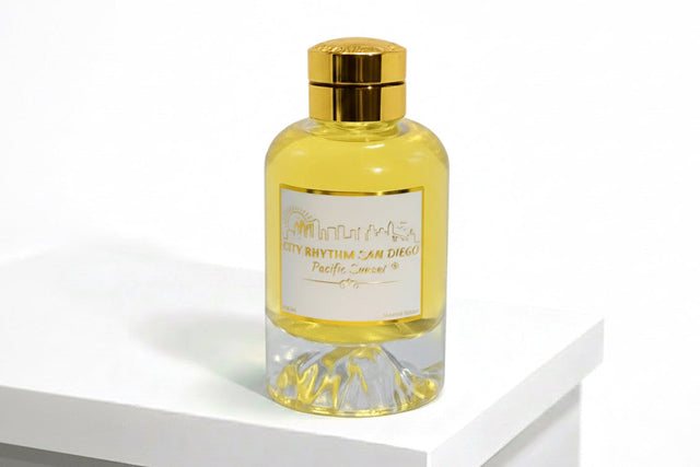 City Rhythm San Diego Extrait de Parfum bottle - unisex coastal fragrance, shop online and in Miami