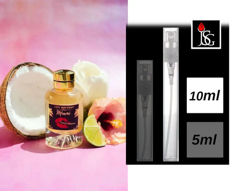 Shop for CITY RHYTHM Miami Tropical confessions Extrait perfumes online and in miami 10ml decant