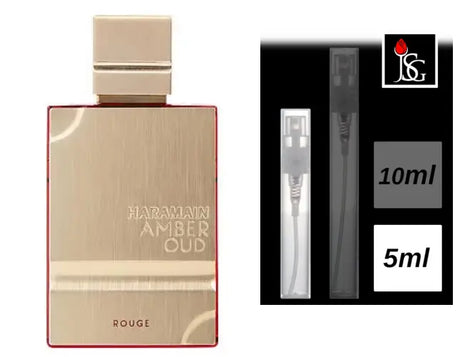 Shop for HARAMAIN AMBER OUD ROUGE perfume in miami and online 5ml decant