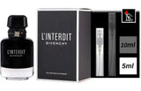 Shop for LInterdit Givenchy Eau de Parfum Intense perfume in miami and online 5ml decant