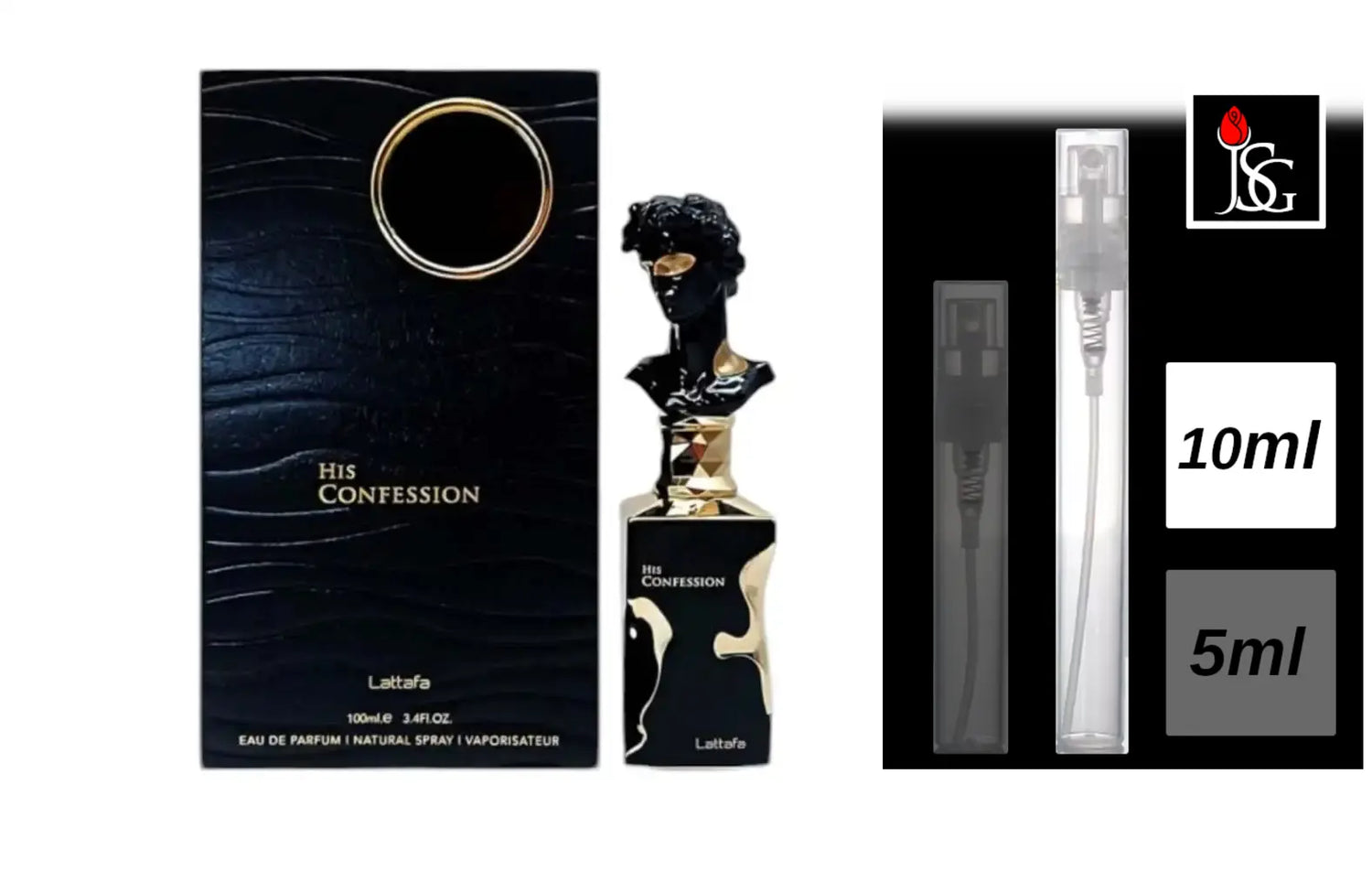 Lattafa His Confessions Eua de Parfum 3.4 oz – Jean Smell Good