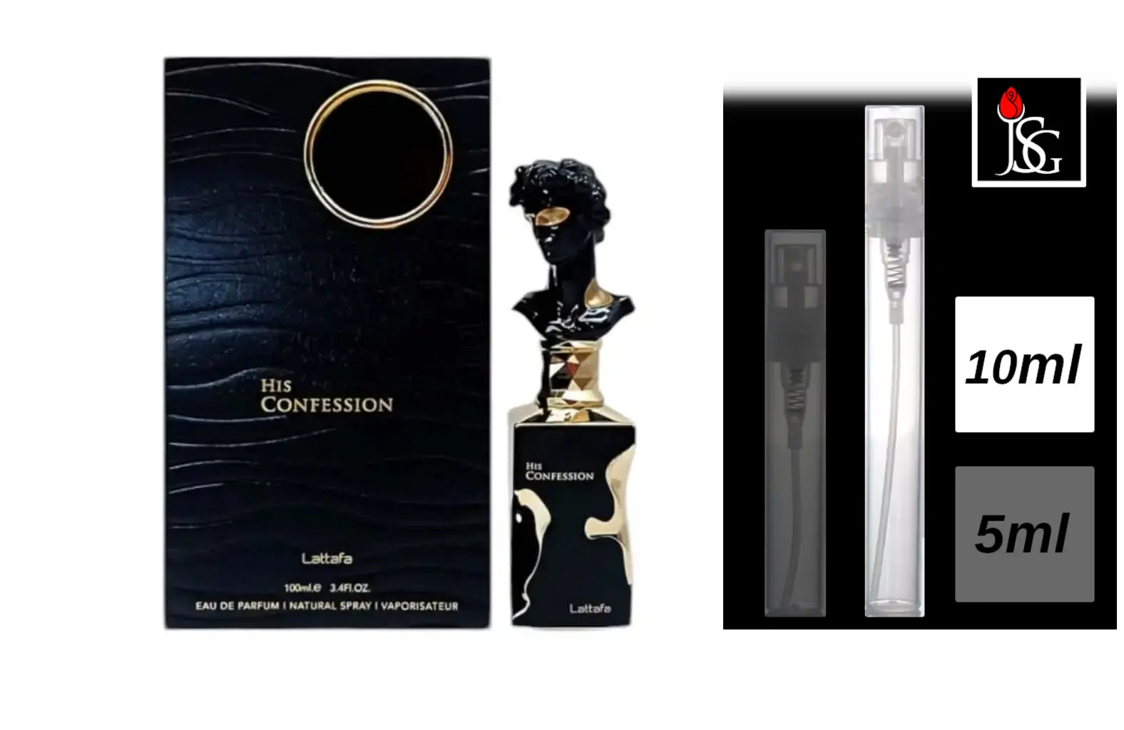 Lattafa His Confessions Eua de Parfum 3.4 oz – Jean Smell Good