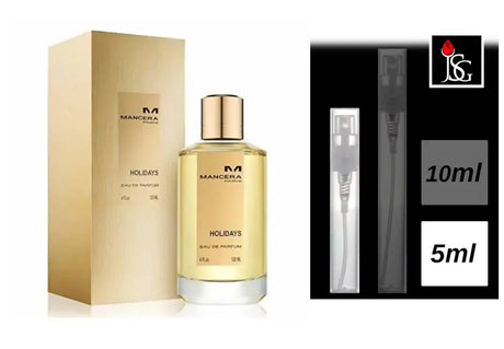 Shop for MANCERA PARIS Holidays Eau de Parfum perfume in miami and online 5ml decant