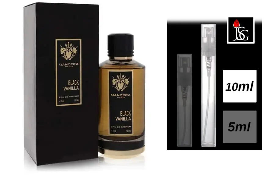Shop for Mancera Black Vanilla perfume in miami and online 10ml decant