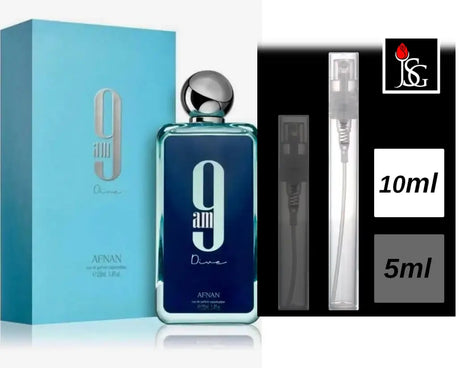 Afnan 9am Dive Eau de Parfum, 10ml Decant Sample