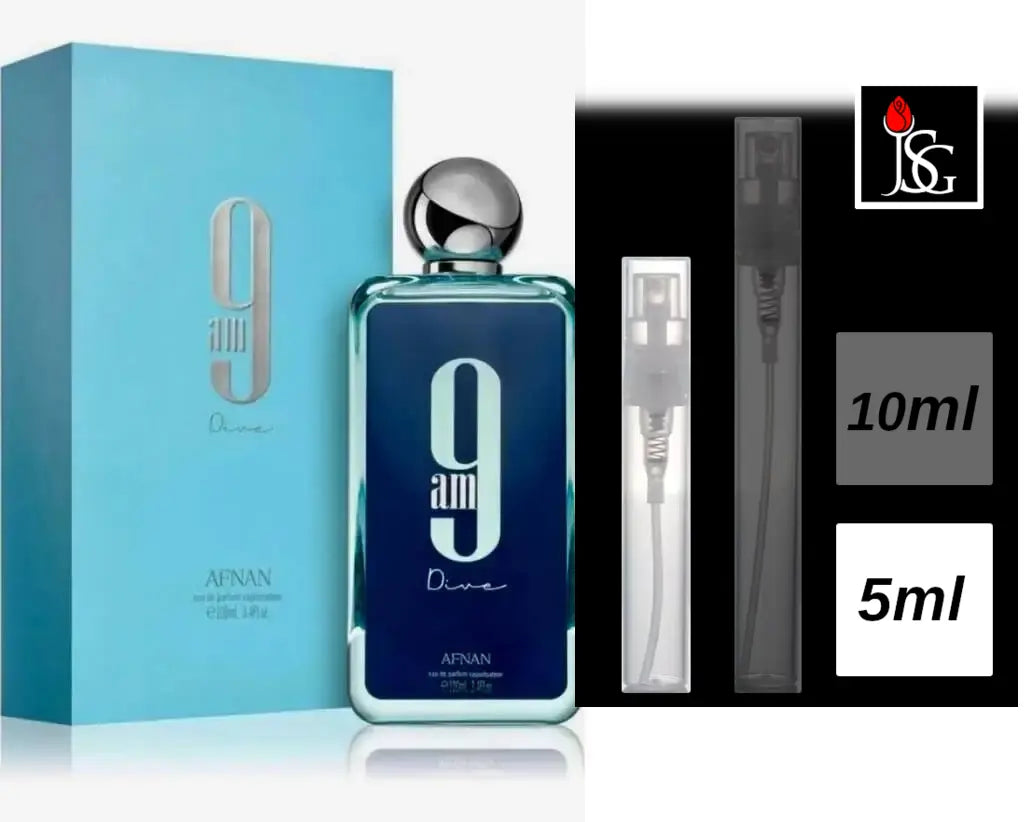 Afnan 9am Dive Eau de Parfum, 5ml Decant Sample