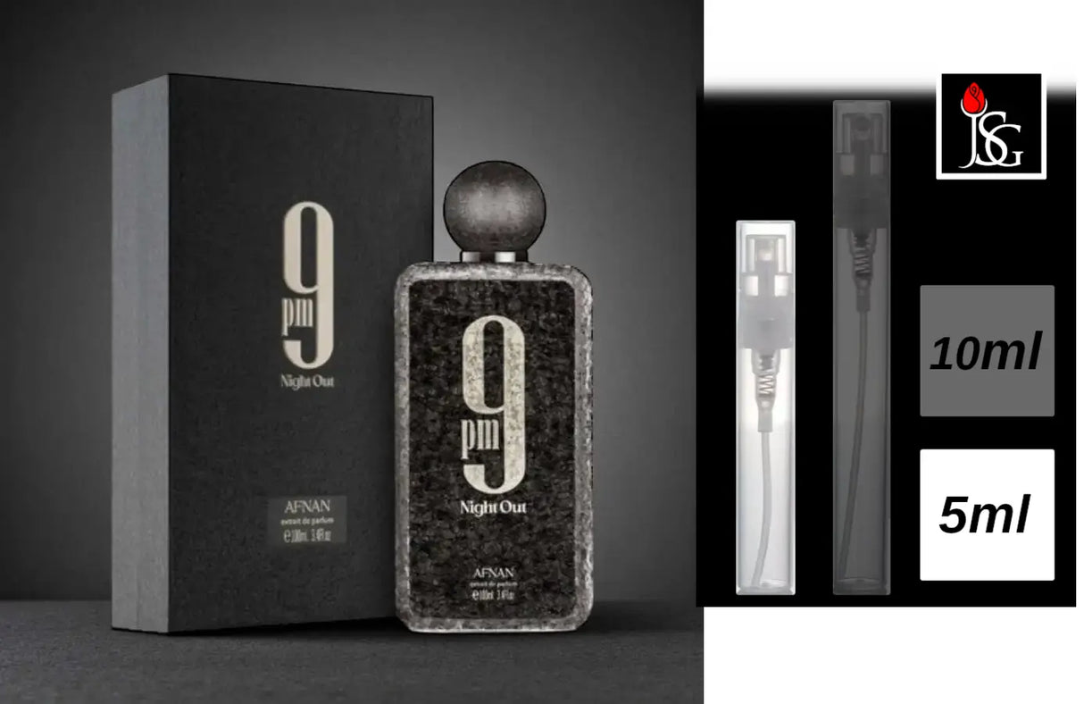 Shop for afnan 9pm night out extrait de parfum 3 4 oz perfume fragrance online and in miami 5ml decant