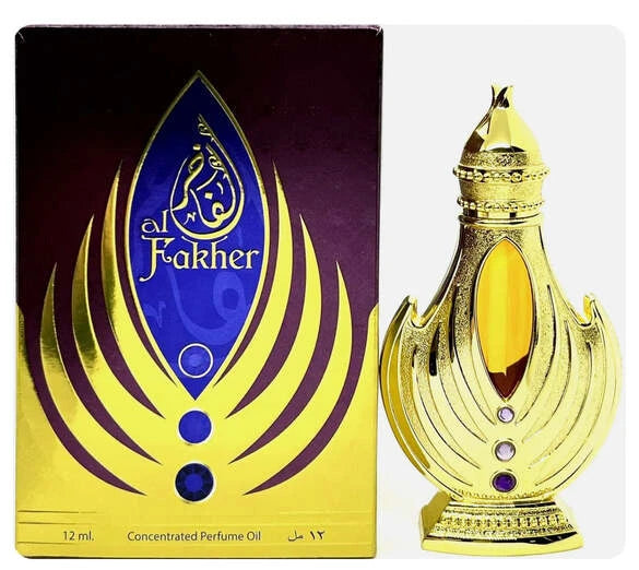 Afnan Al Fakher Concentrated Perfume Oil, 12 ml Bottle