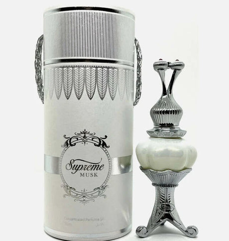 Afnan Supreme Musk Concentrated Perfume Oil, 20 ml Bottle