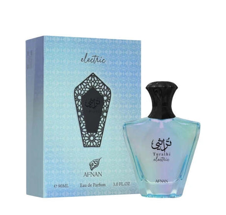 Afnan Turathi Electric Eau de Parfum, 3.4 oz Bottle