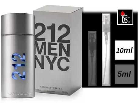 Carolina Herrera 212 Men NYC Eau de Toilette, 10ml Decant Sample