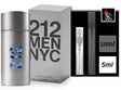 Carolina Herrera 212 Men NYC Eau de Toilette, 5ml Decant Sample