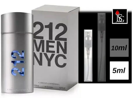 Carolina Herrera 212 Men NYC Eau de Toilette, 5ml Decant Sample