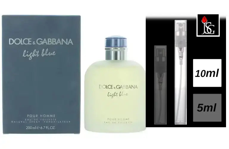Dolce & Gabbana Light Blue Pour Homme Eau de Toilette, 10ml Decant Sample
