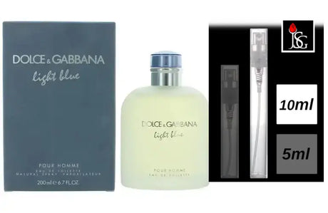 Dolce & Gabbana Light Blue Pour Homme Eau de Toilette, 10ml Decant Sample