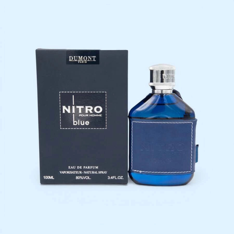 Dumont Nitro Blue Eau de Parfum, 3.4 oz Bottle