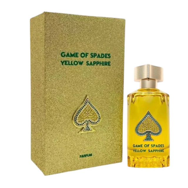 Game of Spades Yellow Sapphire Parfum, 3.4 oz Bottle