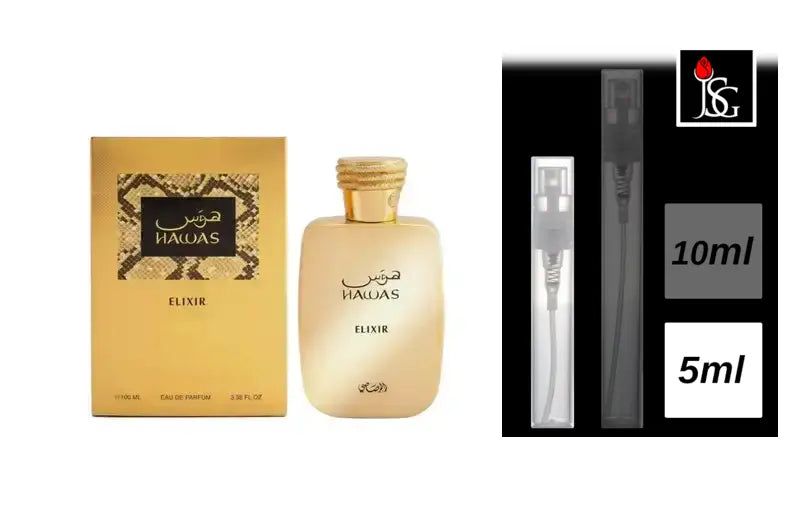 Rasasi Hawas Elixir Eau de Parfum, 5ml Decant Sample