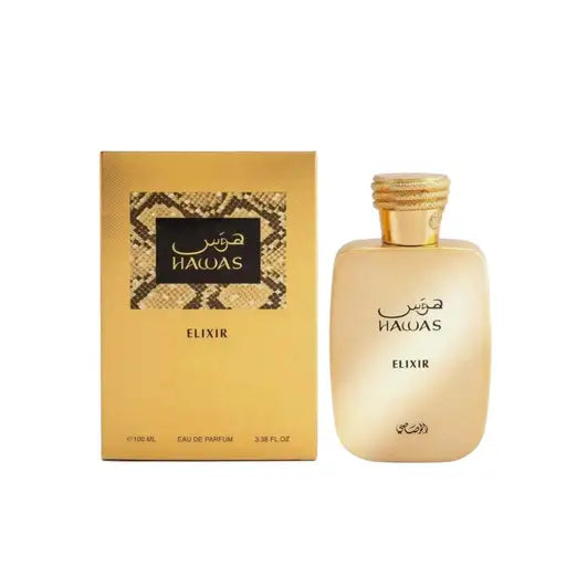 Rasasi Hawas Elixir Eau de Parfum, 3.4 oz Bottle