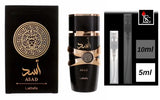 Lattafa Asad Eau de Parfum, 5ml Decant Sample