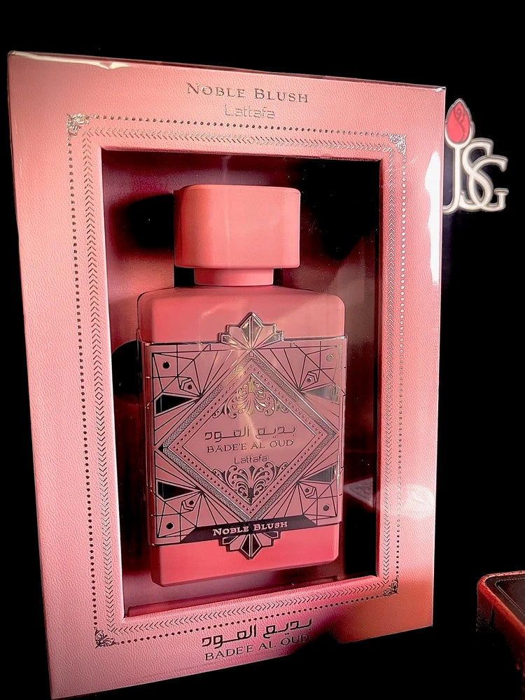 Lattafa Bade'e Al Oud Noble Blush Eau de Parfum, 3.4 oz Bottle