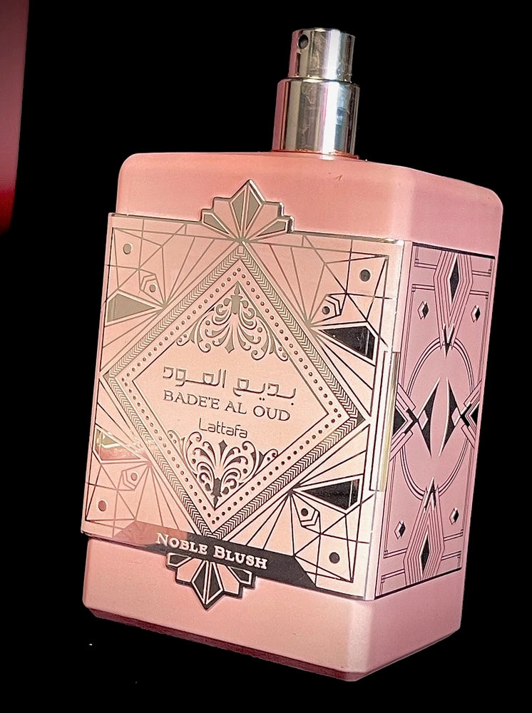 Lattafa Bade'e Al Oud Noble Blush Eau de Parfum, 3.4 oz Bottle