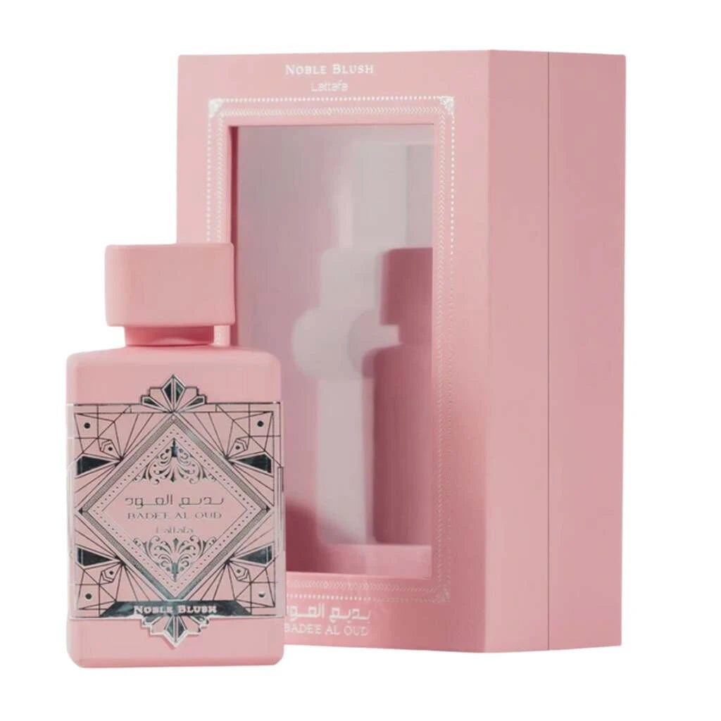 Lattafa Bade'e Al Oud Noble Blush Eau de Parfum, 3.4 oz Bottle