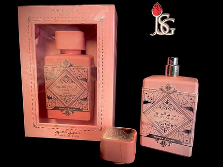 Lattafa Bade'e Al Oud Noble Blush Eau de Parfum, 3.4 oz Bottle