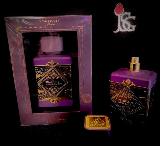 Lattafa Badee Al Oud Amethyst Eau de Parfum, 3.4 oz Bottle