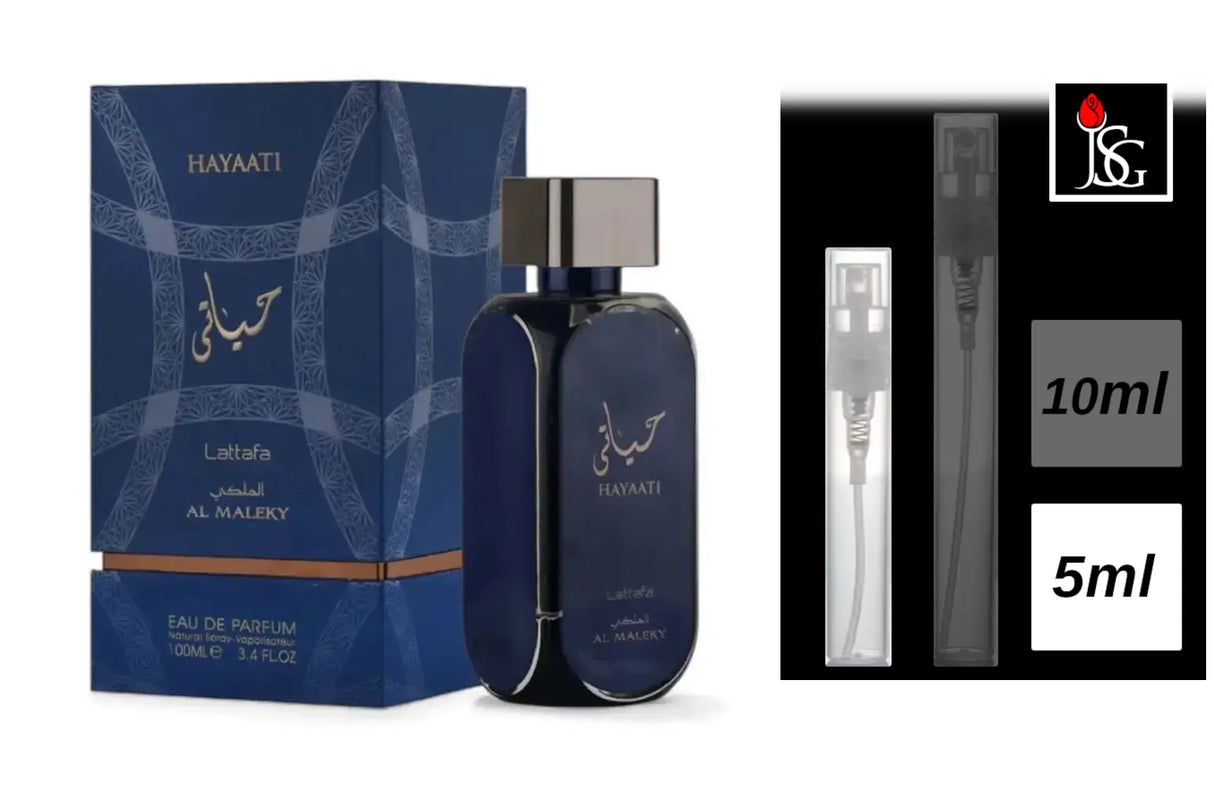 Lattafa Hayaati Al Maleky Eau de Parfum, 5ml Decant Sample
