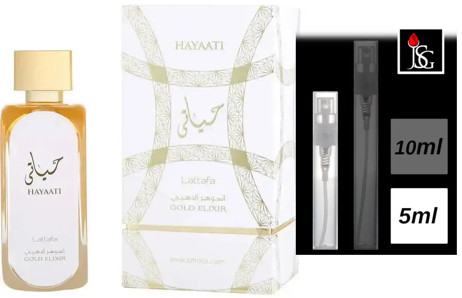 Lattafa Hayaati Gold Elixir Eau de Parfum, 5ml Decant Sample