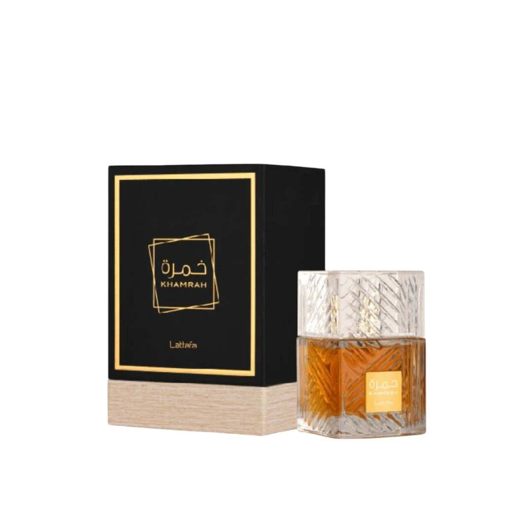Lattafa Khamrah Eau de Parfum, 3.4 oz Bottle
