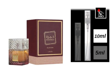 Lattafa Khamrah Dukhan Eau de Parfum, 10ml Decant Sample