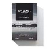 Michael Malul Jet Black Horizon cologne bottle shown beside its outer packaging box