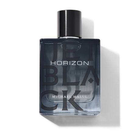Michael Malul Jet Black Horizon Eau de Parfum 100 ml black bottle, front view
