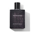 Michael Malul Jet Black Intense Eau de Parfum 100 ml black bottle with silver cap, front view