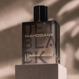Michael Malul Jet Black Mahogany fragrance notes: black pepper, cardamom, violet leaf, vetiver and cedarwood