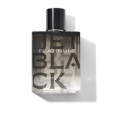 Michael Malul Jet Black Platinum Eau de Parfum 100 ml black bottle with platinum cap, front view